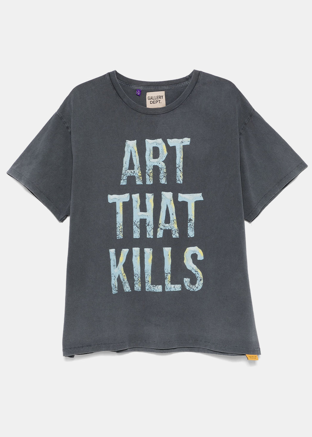 Оригінальна Vinatge Black Broken Art That Kills Tee Gallery department – боковий вид