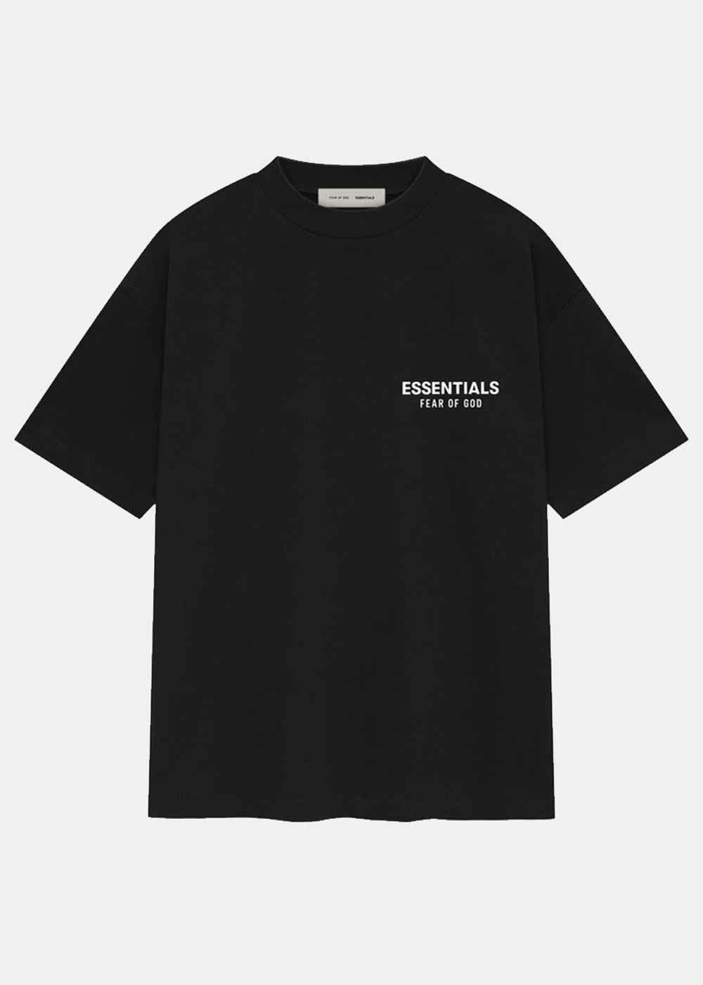 Jet Black Classic Fit T-Shirt Fear of god – Гарантія оригінальності – боковий вид