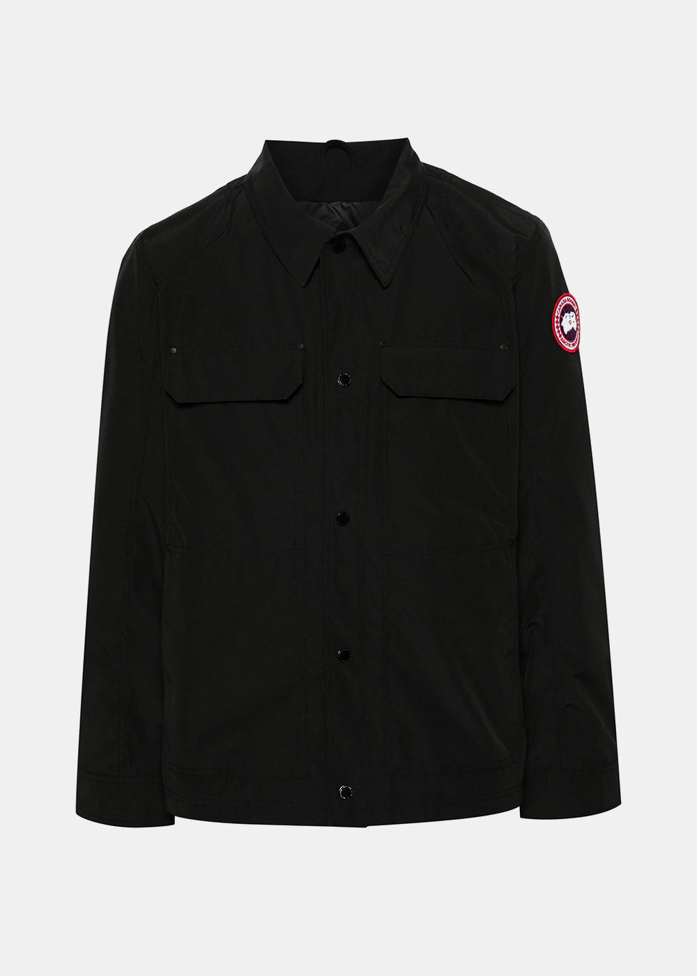 Black Burnaby Chore Coat Canada goose – Гарантія оригінальності – боковий вид