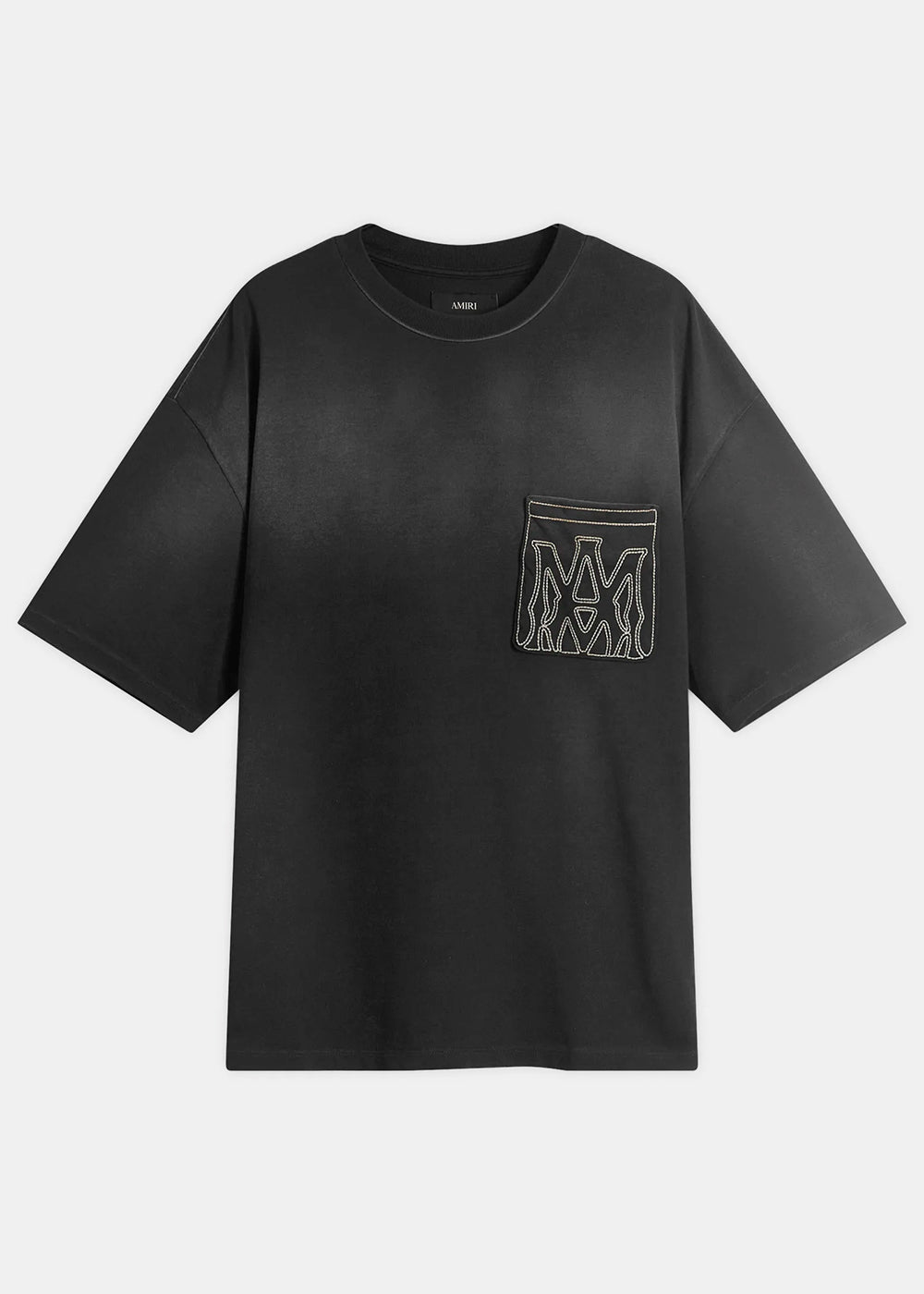 Оригінальна Black Ma Outline Oversized T-Shirt Amiri – боковий вид