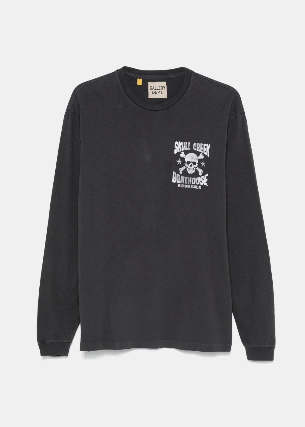Vintage Black Skull Creek Long Sleeve Gallery department оригінал – Купити в Україні – боковий вид