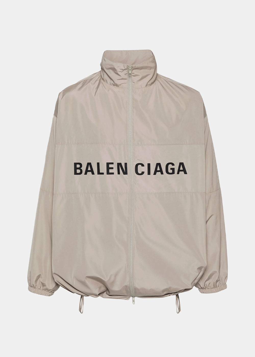 Beige Logo Zip Up Jacket Balenciaga оригінал – Купити в Україні – боковий вид