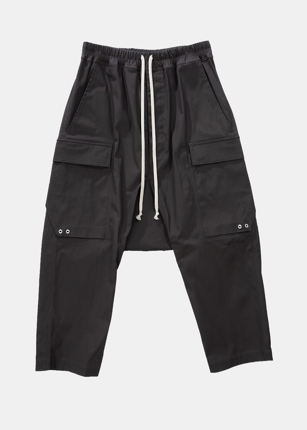 Dark Dust Cropped Cargo Pants Rick owens оригінал – Купити в Україні – боковий вид