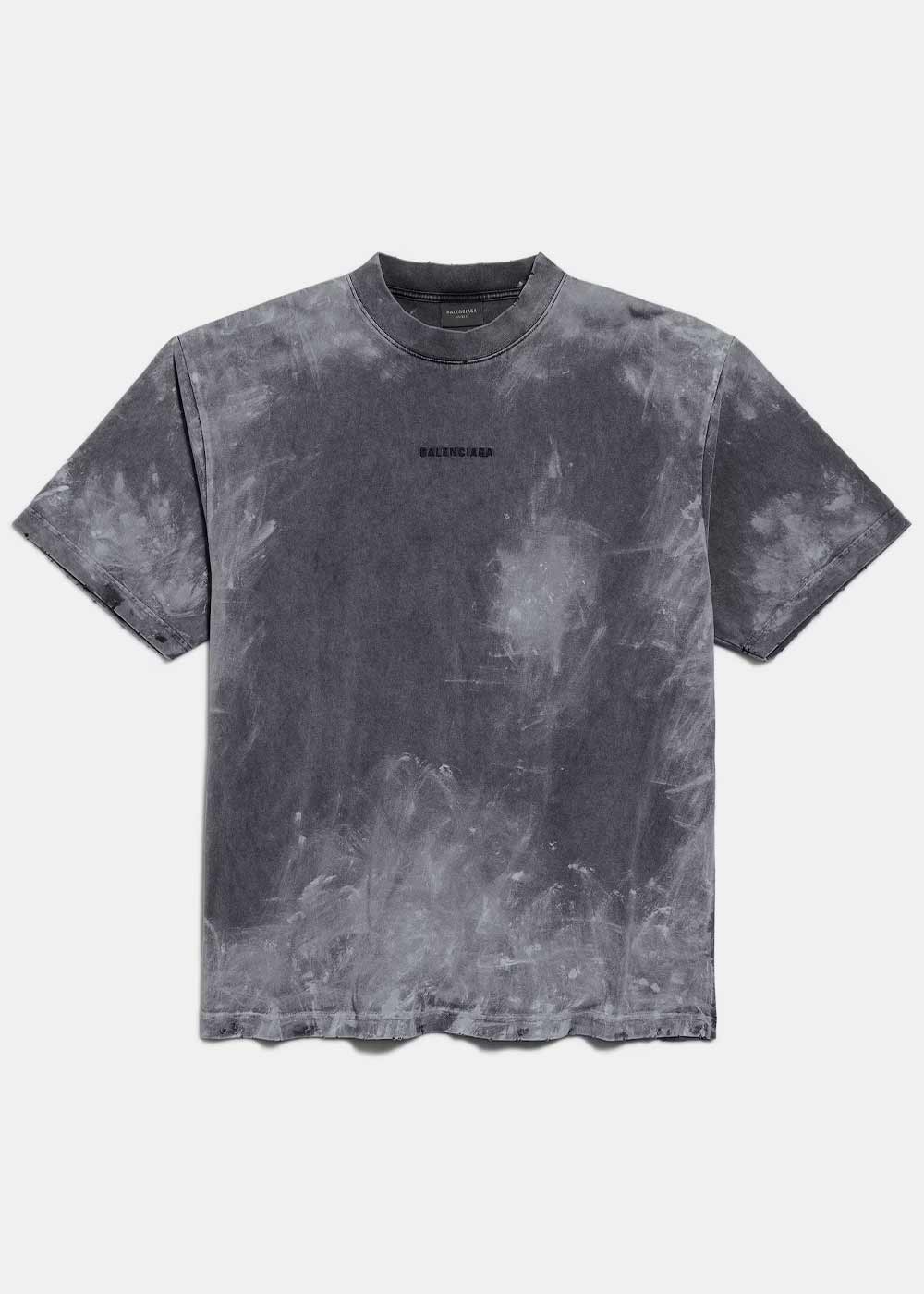 Оригінальна Black Medium Fit T-Shirt Balenciaga – боковий вид