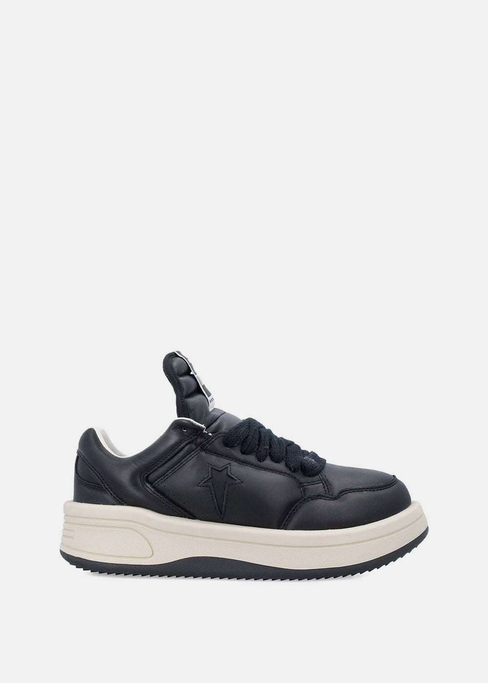 Black Drkshdw X Converse Turbowpn Sneakers Rick owens – Гарантія оригінальності – боковий вид