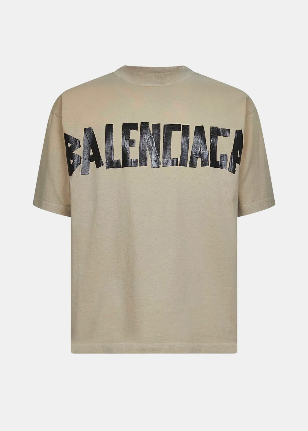 Beige Tape Type Dry Jersey T-Shirt Balenciaga оригінал – Купити в Україні – боковий вид