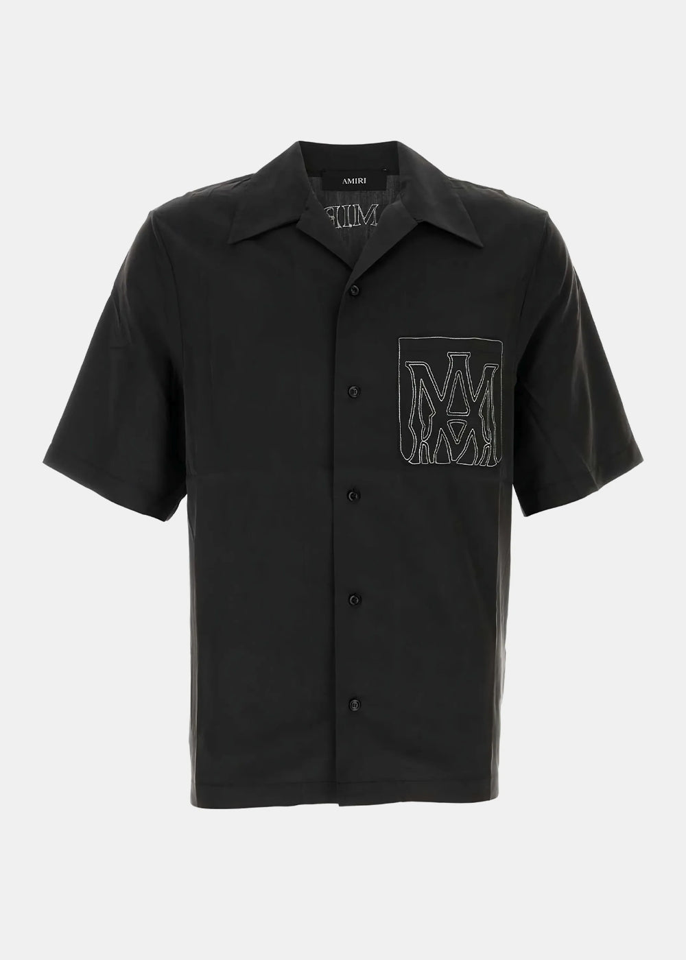 Black Ma Outline Bowling Shirt Amiri – Гарантія оригінальності – боковий вид
