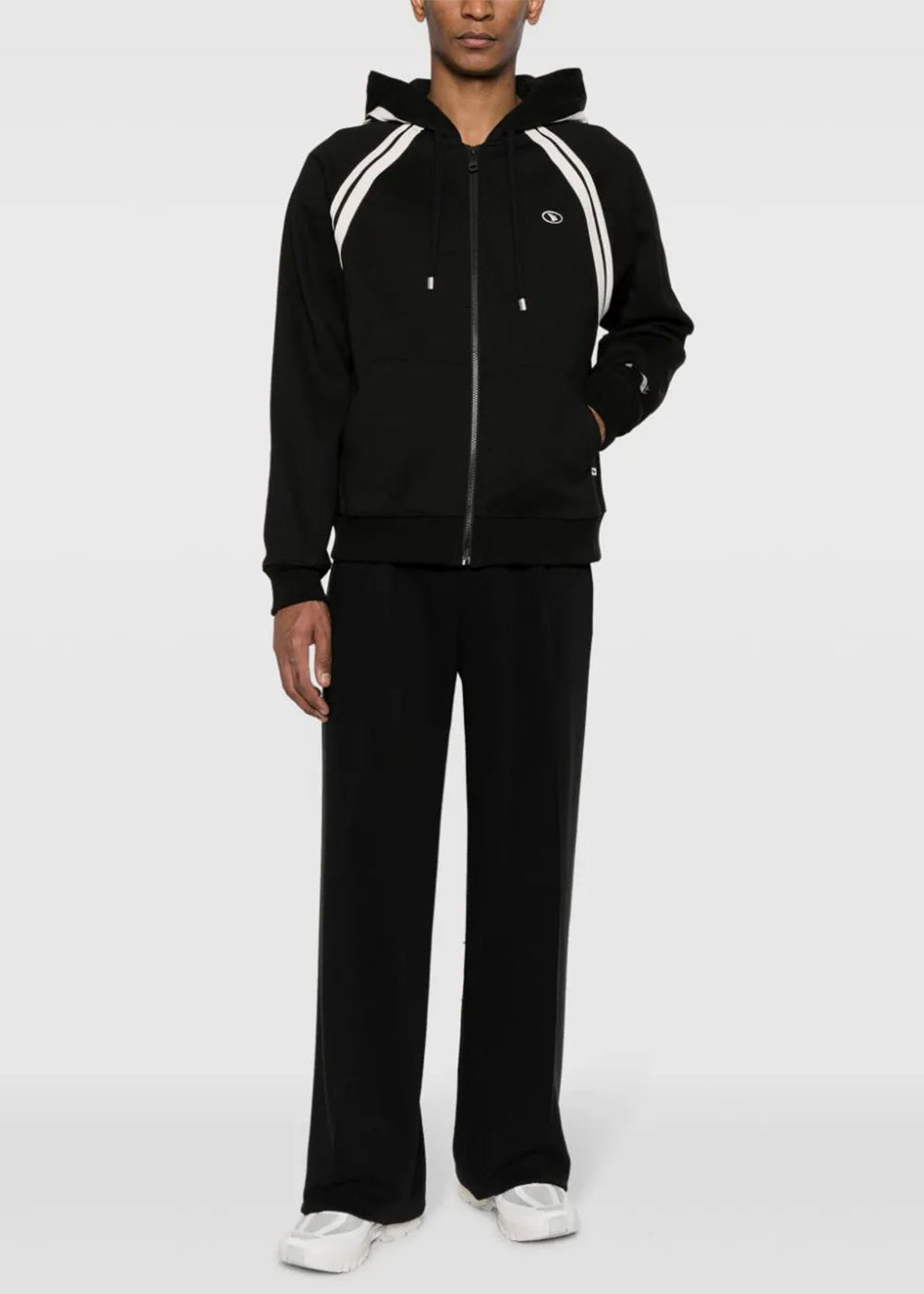 Black Zip Up Hoodie Ader error – Гарантія оригінальності – збільшений вид