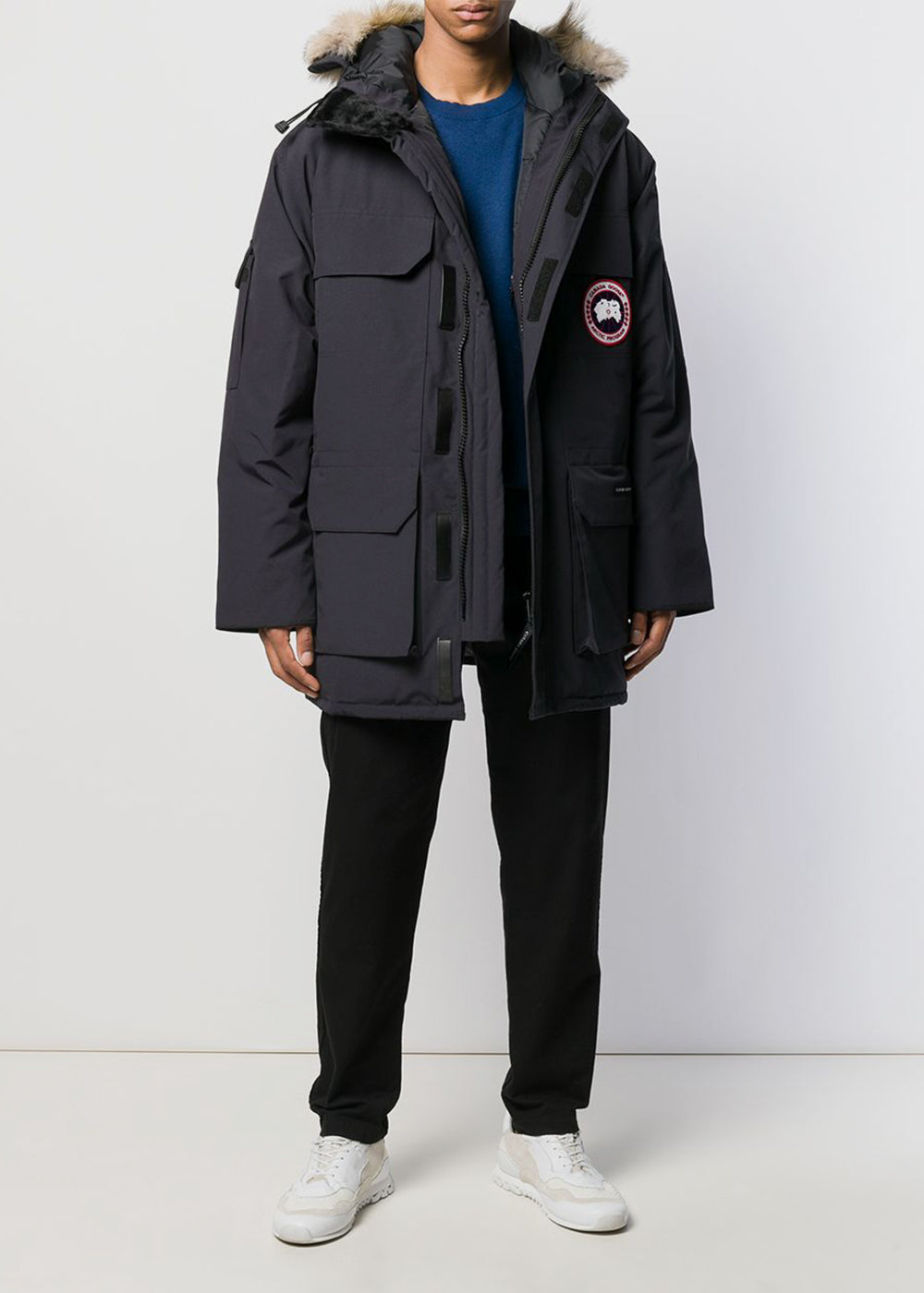 Navy Expedition Parka Canada goose оригінал – Купити в Україні – вид ззаду
