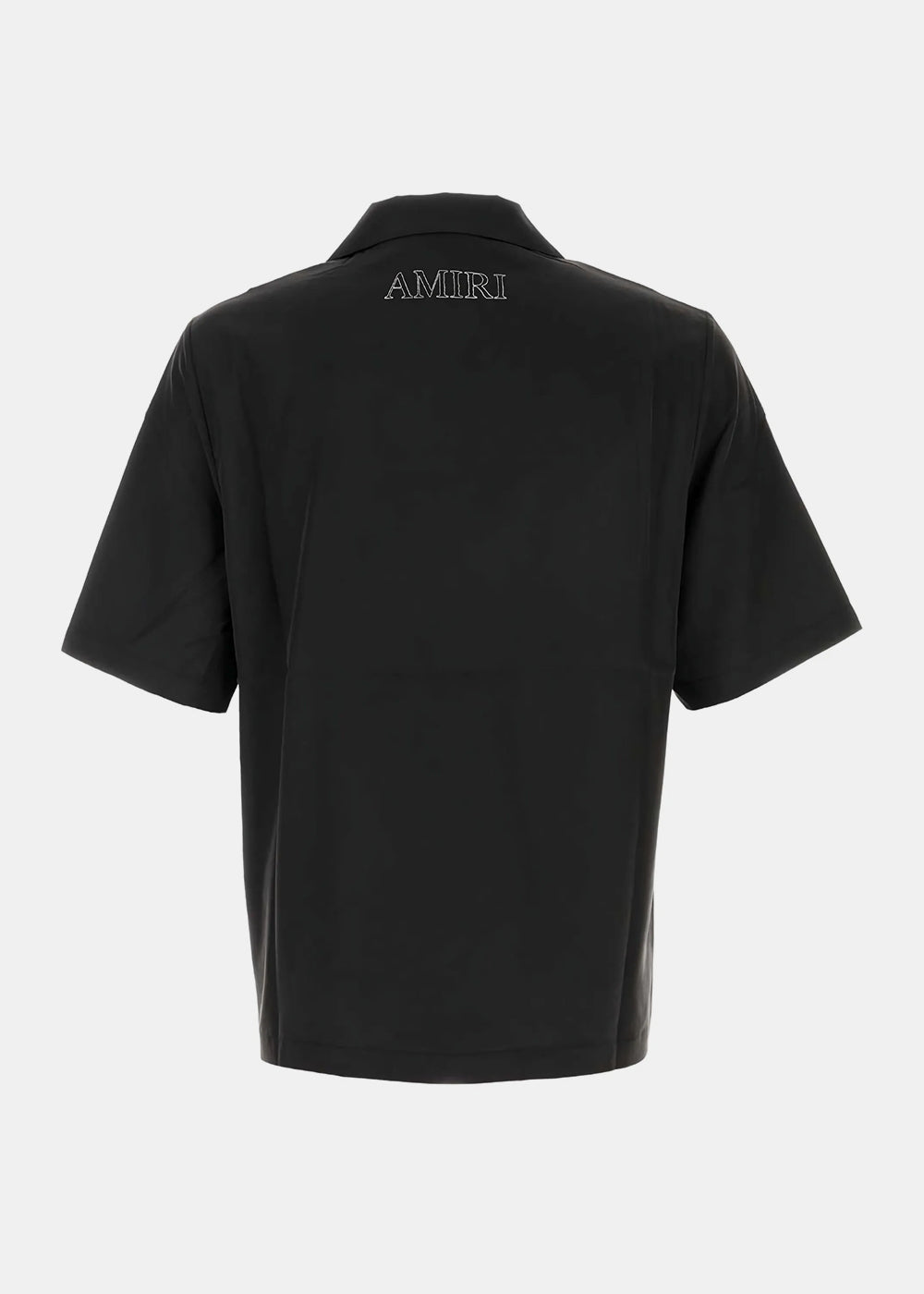 Black Ma Outline Bowling Shirt Amiri – Гарантія оригінальності – вид ззаду
