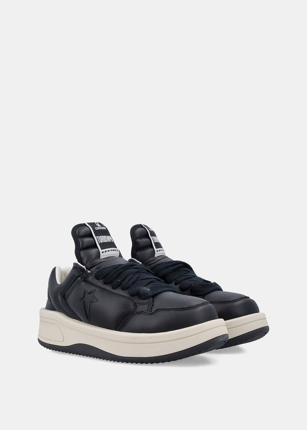 Black Drkshdw X Converse Turbowpn Sneakers Rick owens – Гарантія оригінальності – вид ззаду