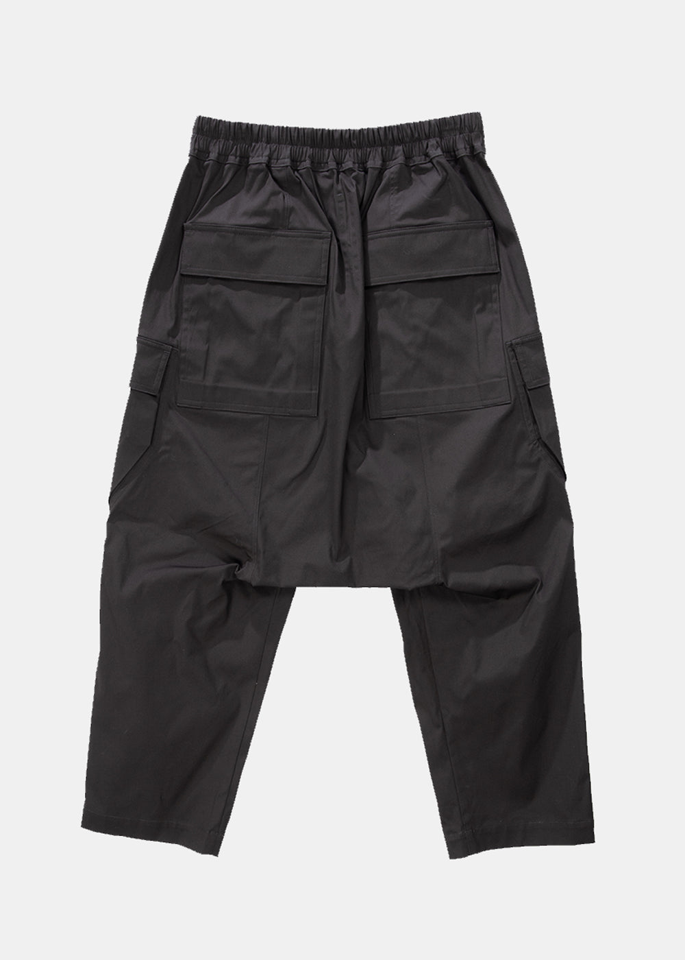 Dark Dust Cropped Cargo Pants Rick owens оригінал – Купити в Україні – вид ззаду