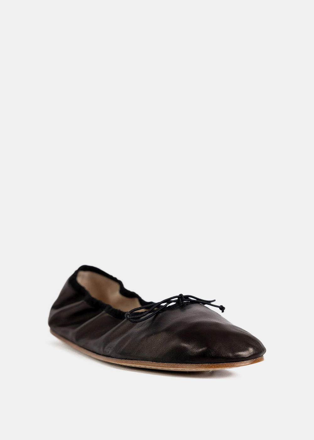 Оригінальна Black Round Ballet Flats The row – вид ззаду