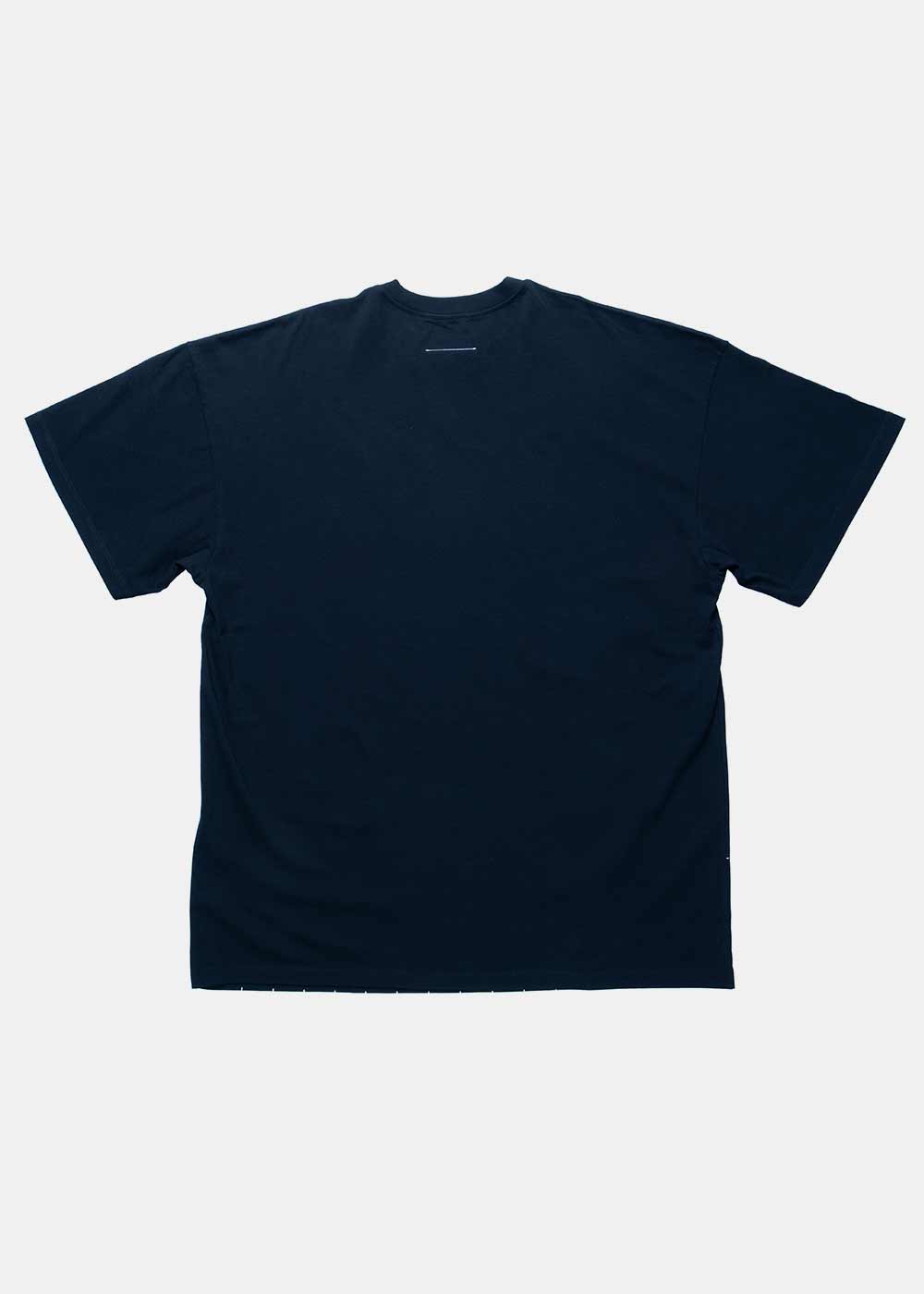 Black Oversized T-Shirt Maison margiela – Гарантія оригінальності – вид ззаду
