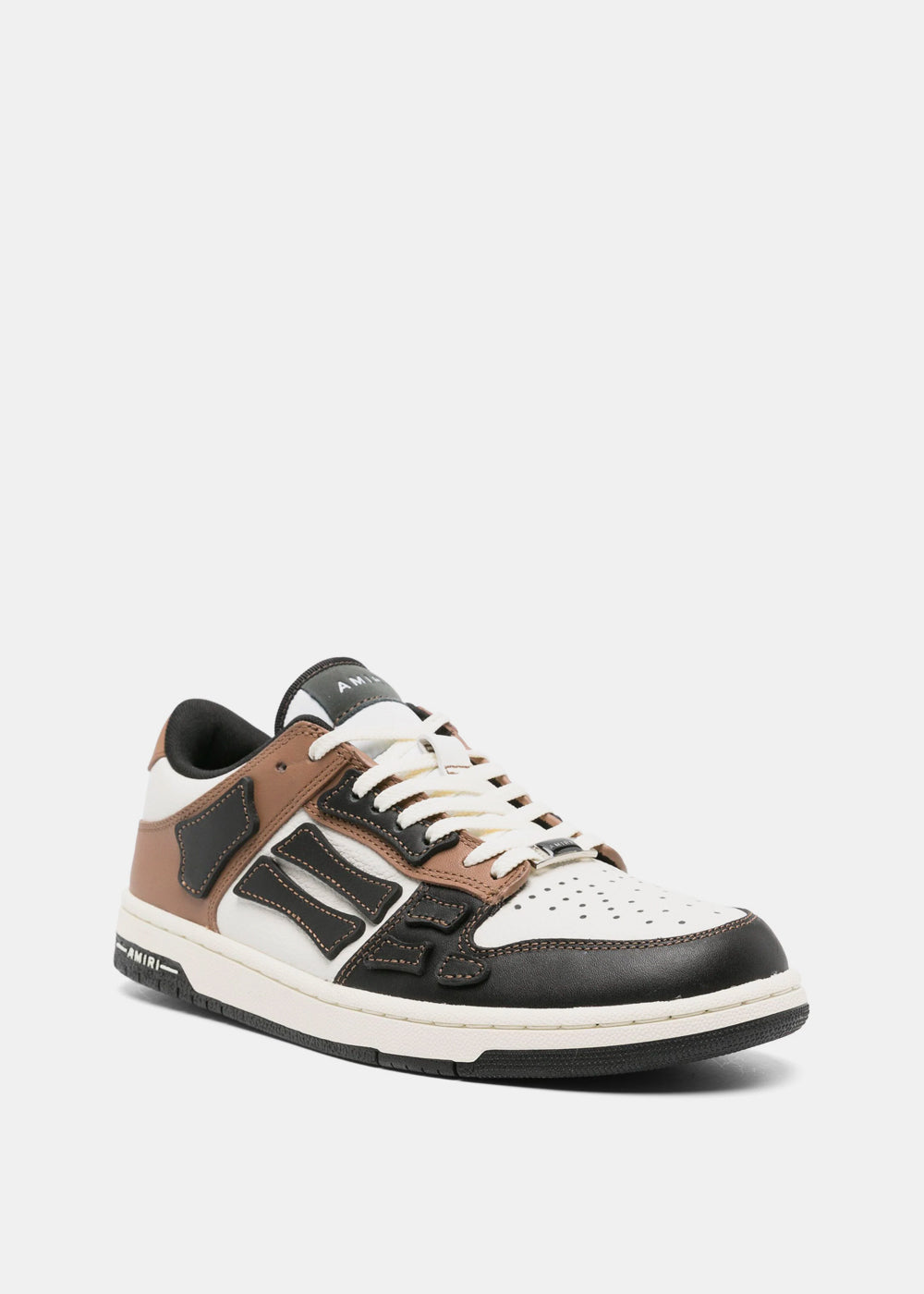 Black & Brown Skeltop Low Sneakers Amiri оригінал – Купити в Україні – вид ззаду