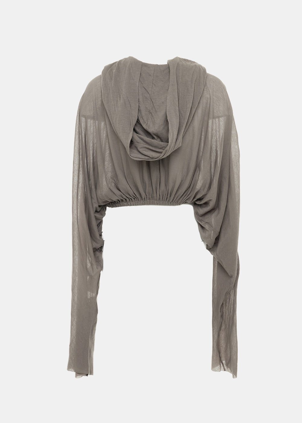 Dust Cropped Hooded Tunic Rick owens – Гарантія оригінальності – вид ззаду