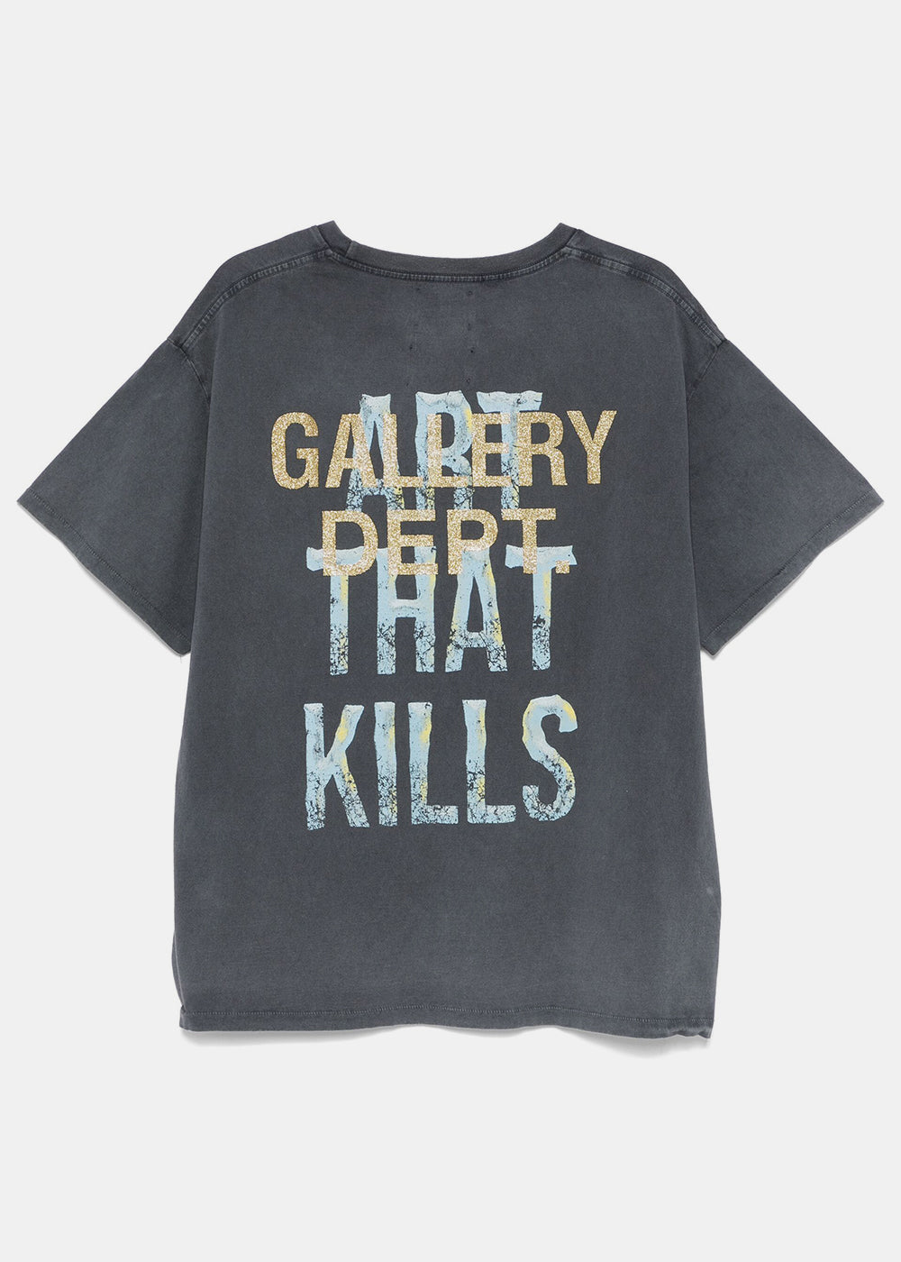 Оригінальна Vinatge Black Broken Art That Kills Tee Gallery department – вид ззаду