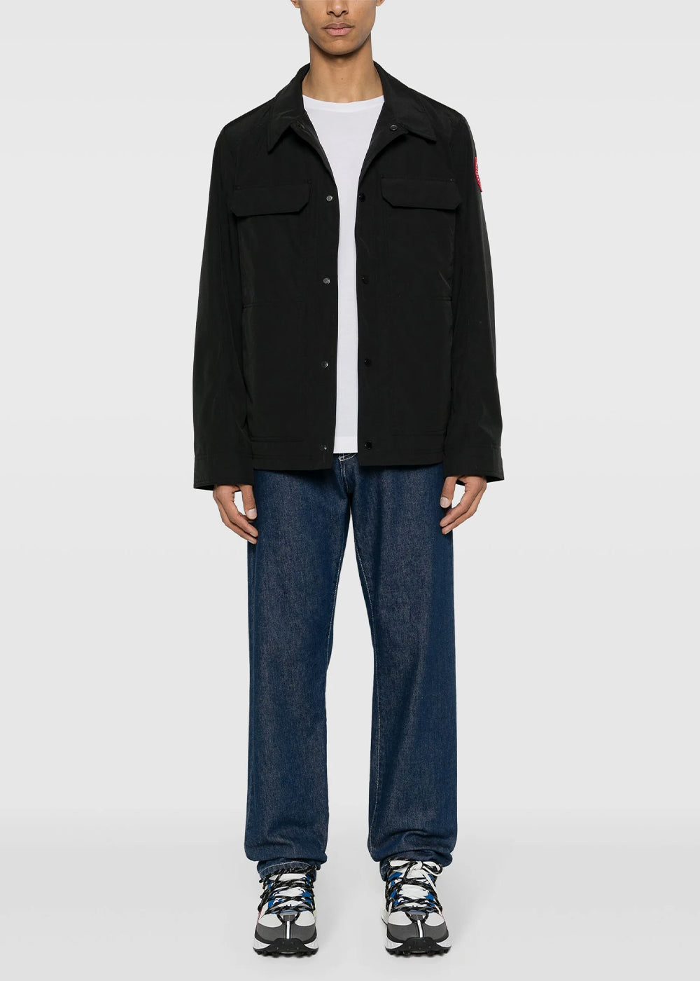 Black Burnaby Chore Coat Canada goose – Гарантія оригінальності – детальний вид