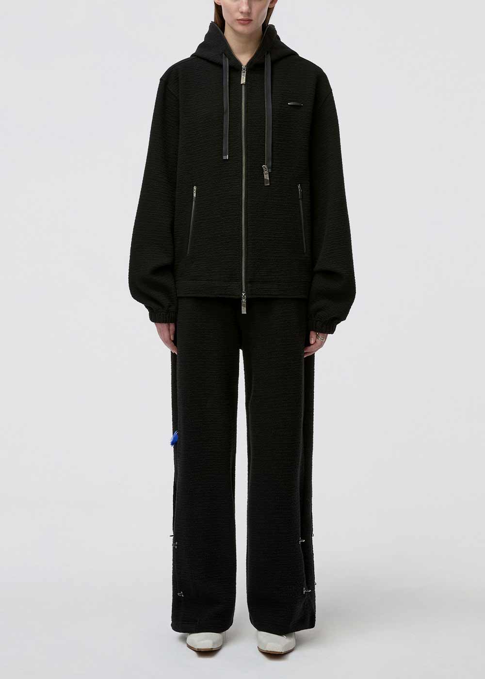 Оригінальна Black Semi-Oversized Sweatpants Ader error – вид ззаду