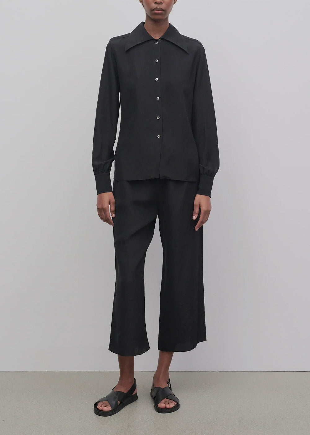 Оригінальна Black Jubin Pants The row – детальний вид