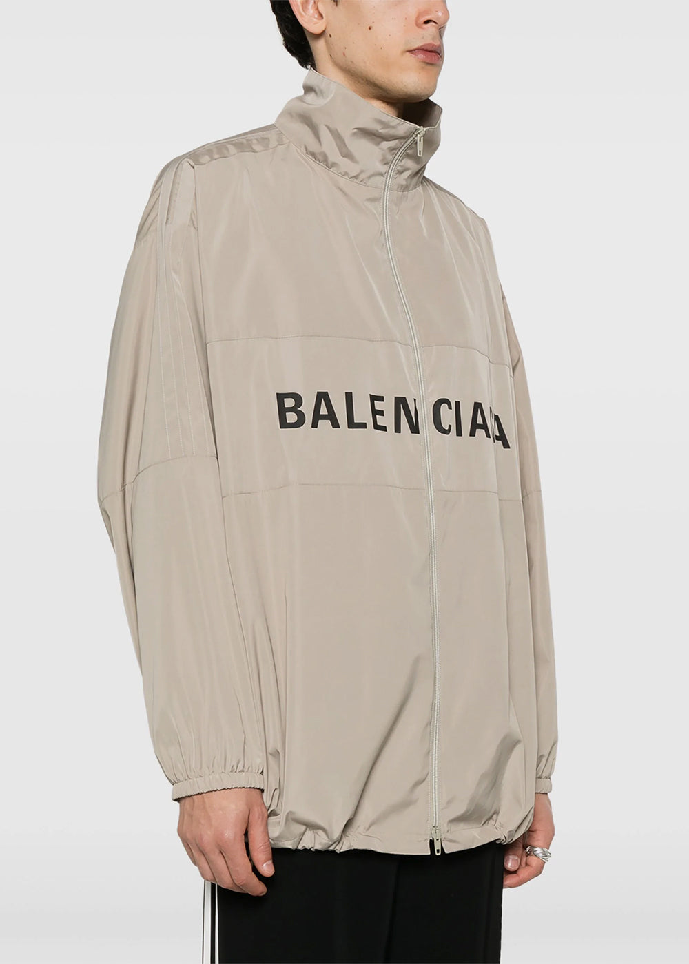 Beige Logo Zip Up Jacket Balenciaga оригінал – Купити в Україні – детальний вид