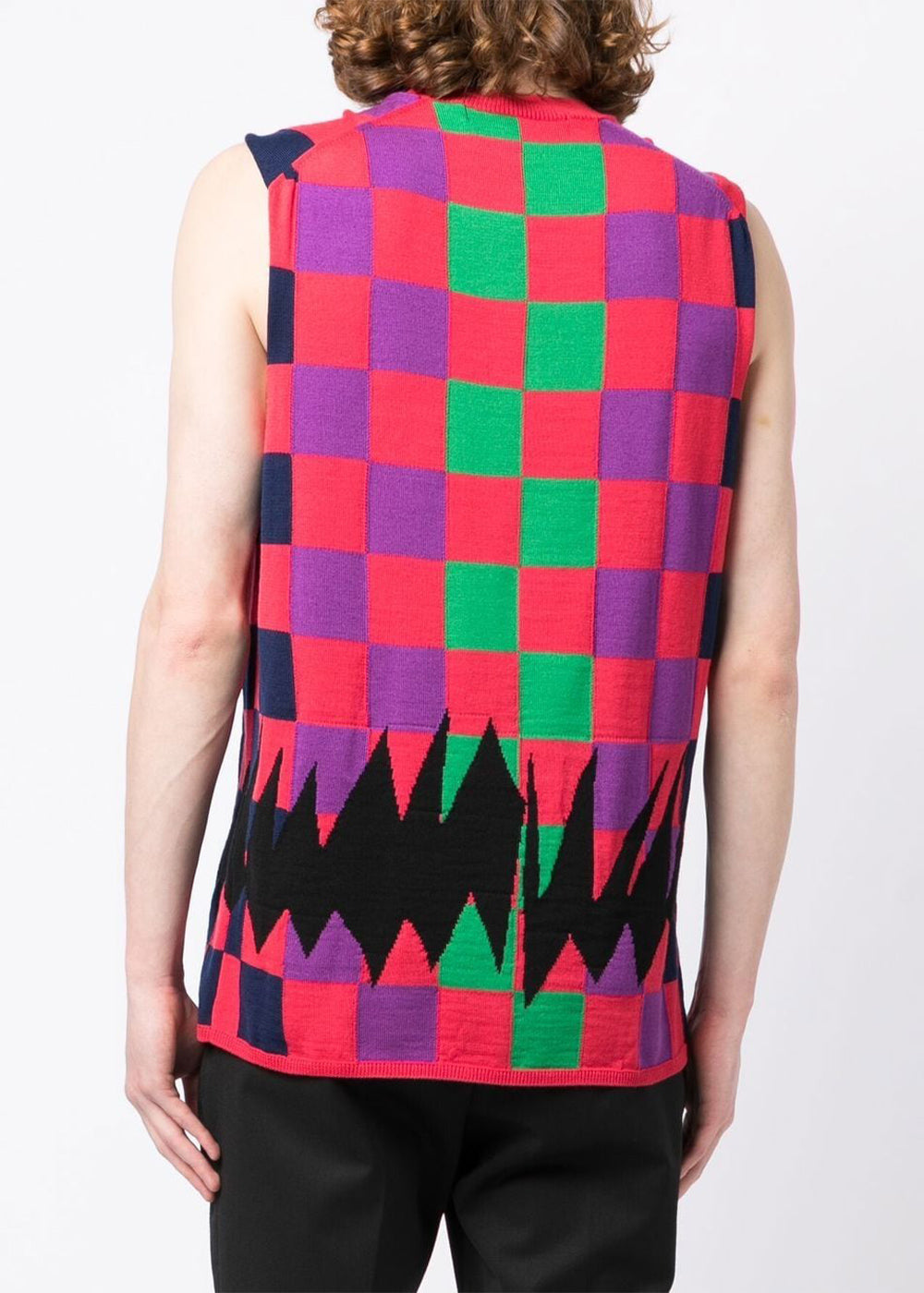 Оригінальна Multicolor Patterned Tank Top Comme des garcons – детальний вид