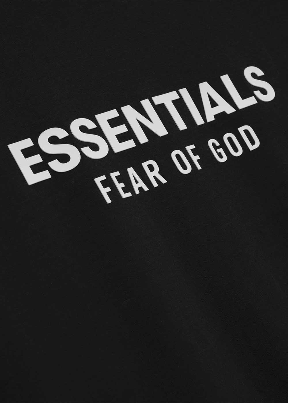 Jet Black Classic Fit T-Shirt Fear of god – Гарантія оригінальності – детальний вид