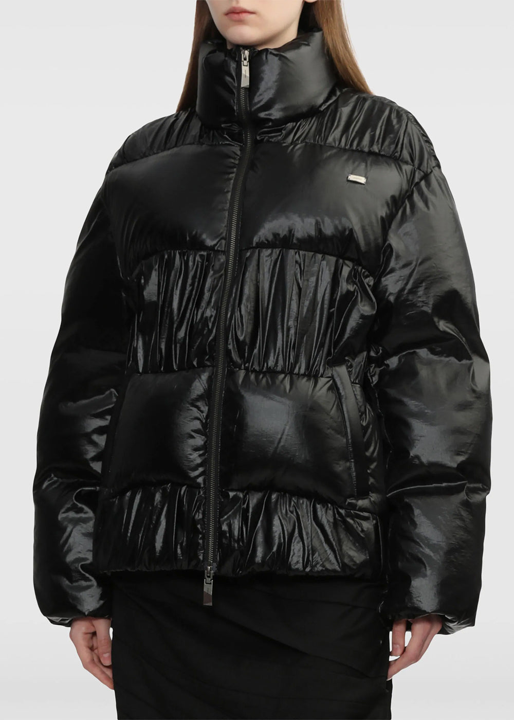 Black High-Neck Puffer Jacket Ader error оригінал – Купити в Україні – детальний вид