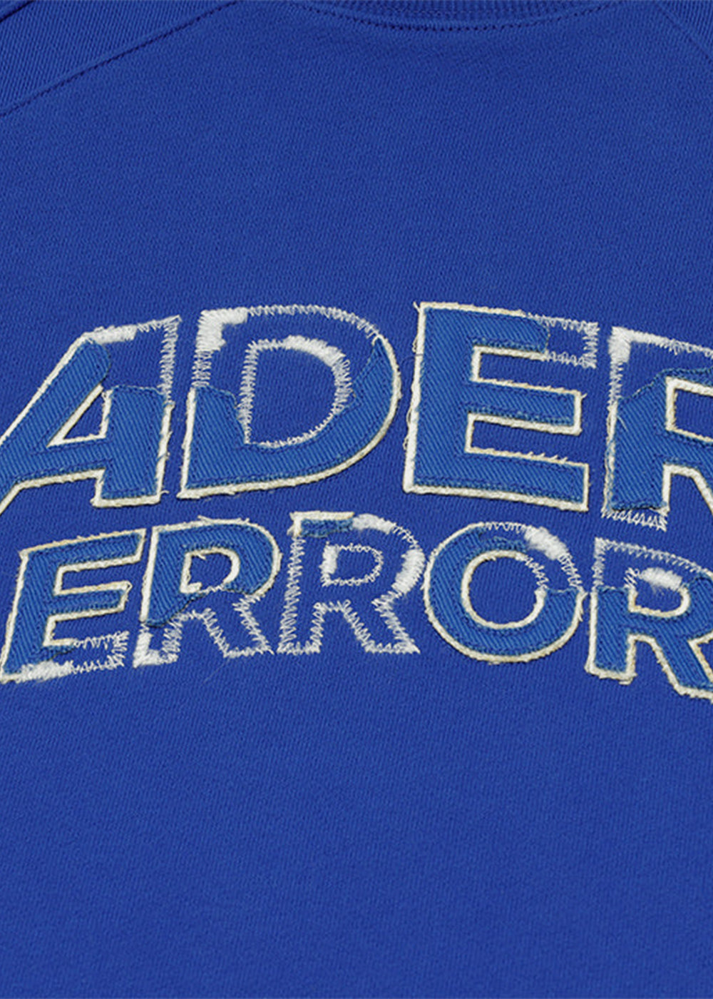 Blue Logo-Patch Panelled Sweatshirt Ader error оригінал – Купити в Україні – вид ззаду