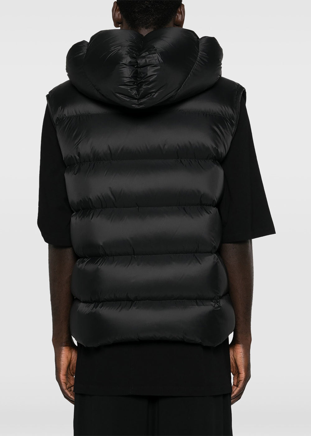 Black Sealed Padded Gilet Rick owens оригінал – Купити в Україні – збільшений вид