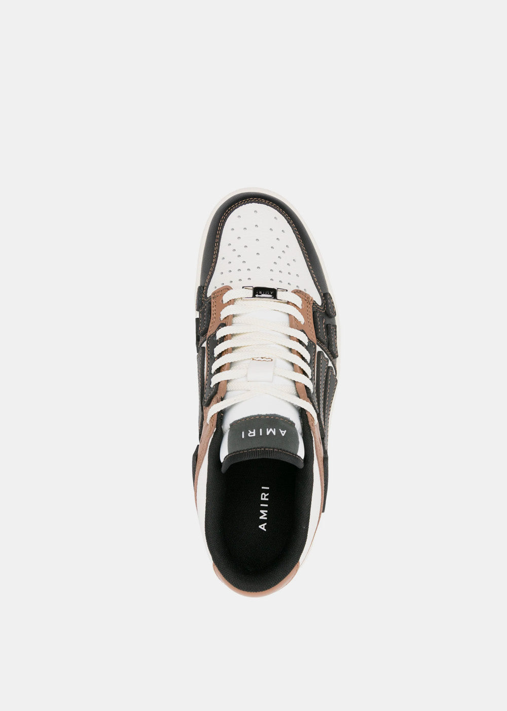 Black & Brown Skeltop Low Sneakers Amiri оригінал – Купити в Україні – збільшений вид