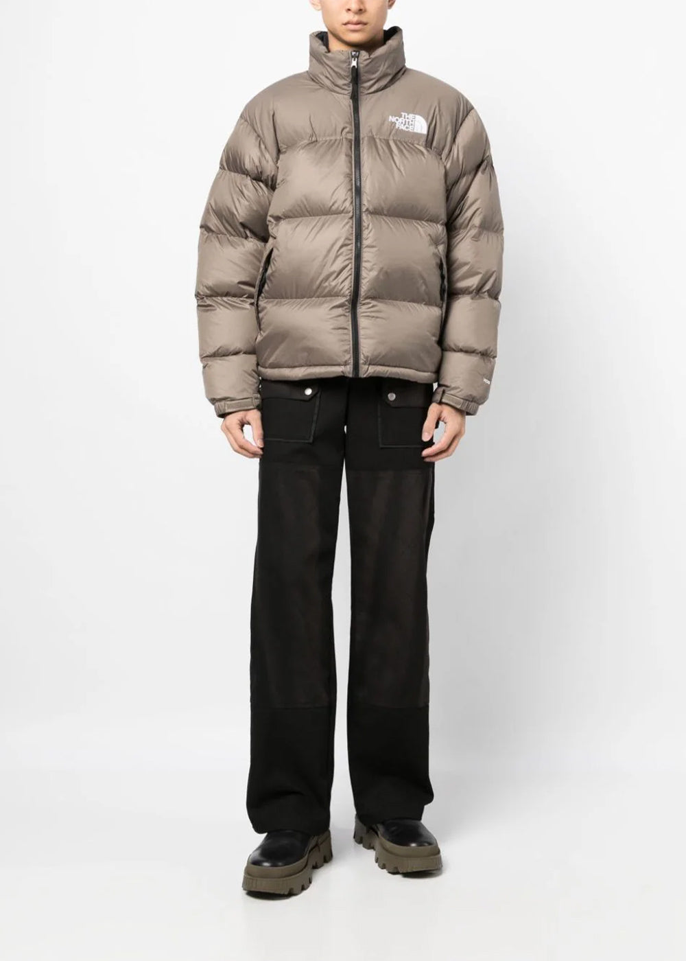 Оригінальна Falcon Brown Mens 1996 Retro Nuptse Jacket The north face – збільшений вид
