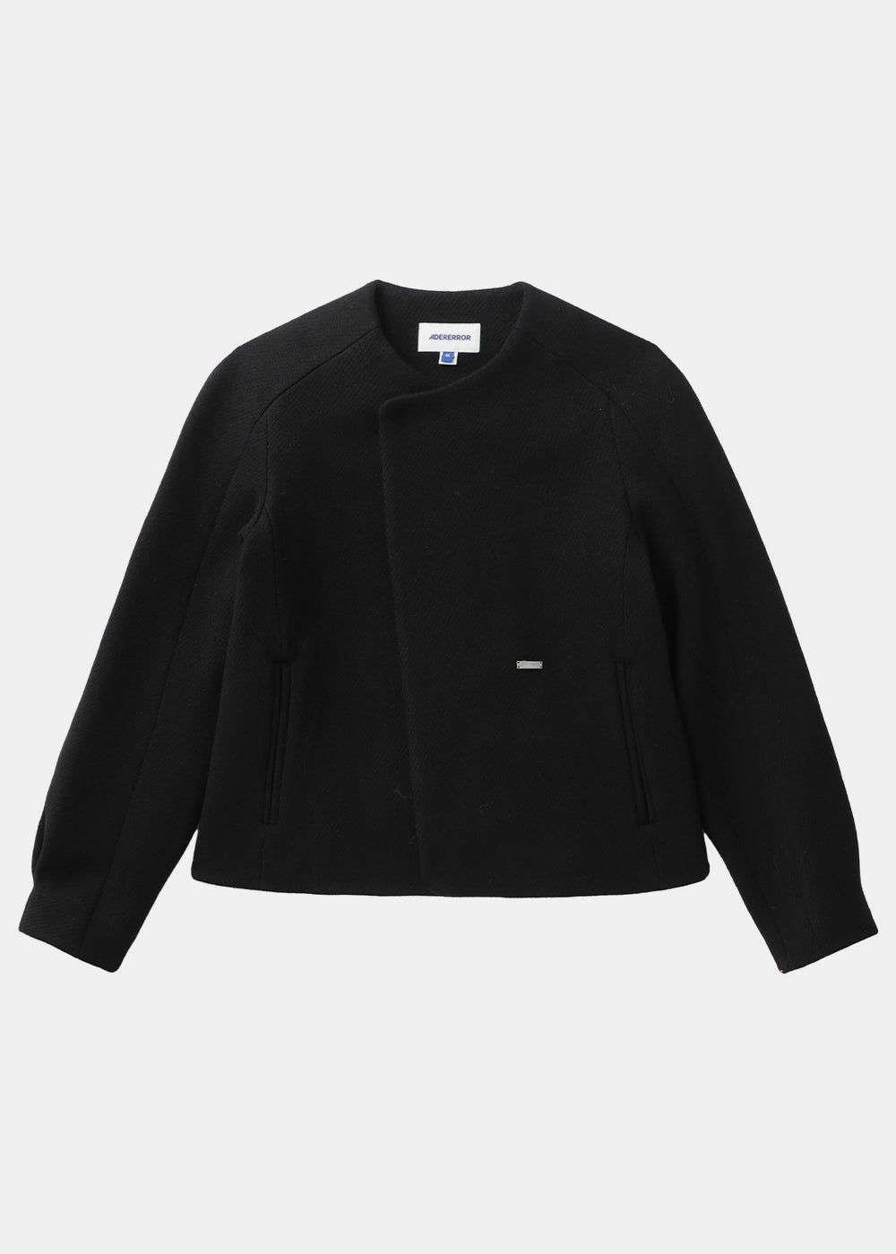 Оригінальна Black Logo-Appliqué Jacket Ader error – боковий вид