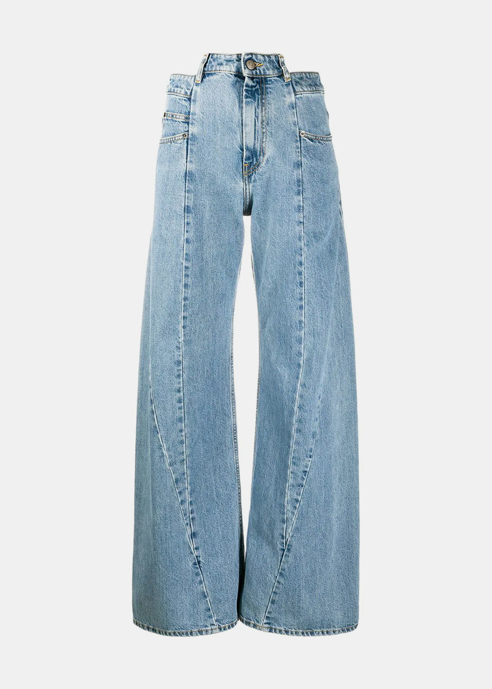 Blue Five Pockets Boyfriend Jeans Maison margiela – Гарантія оригінальності – боковий вид
