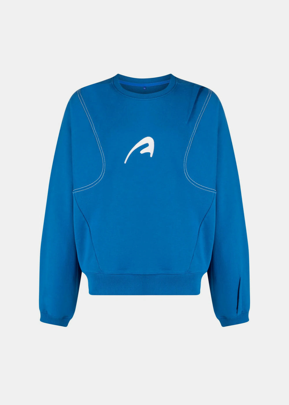 Оригінальна Blue Logo-Embroidered Sweatshirt Ader error – боковий вид
