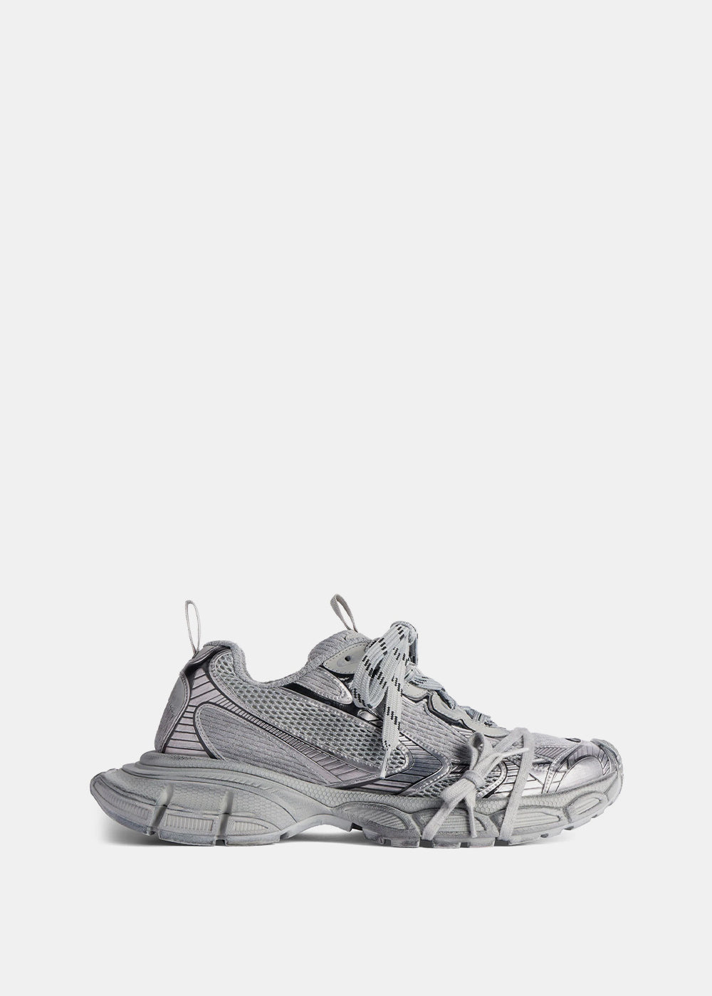 Grey 3xl Sneakers Balenciaga – Гарантія оригінальності – боковий вид