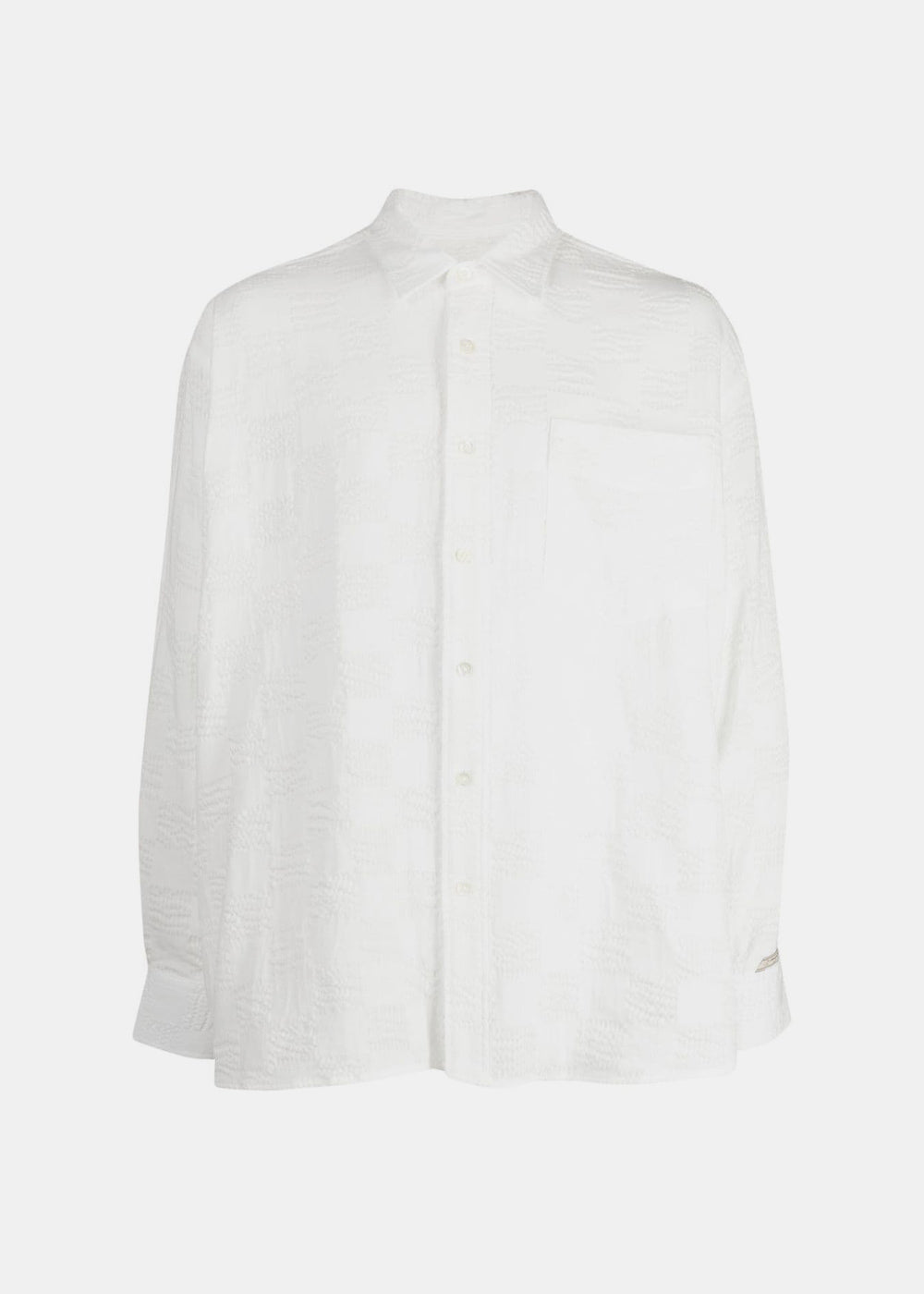 Оригінальна White Textured-Finish Shirt Ader error – боковий вид