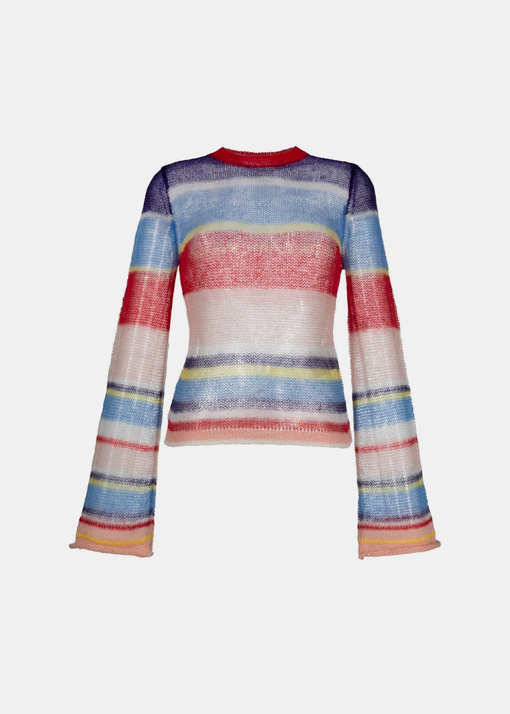 Multicolour-Block Knit Jumper Acne studios – Гарантія оригінальності – боковий вид