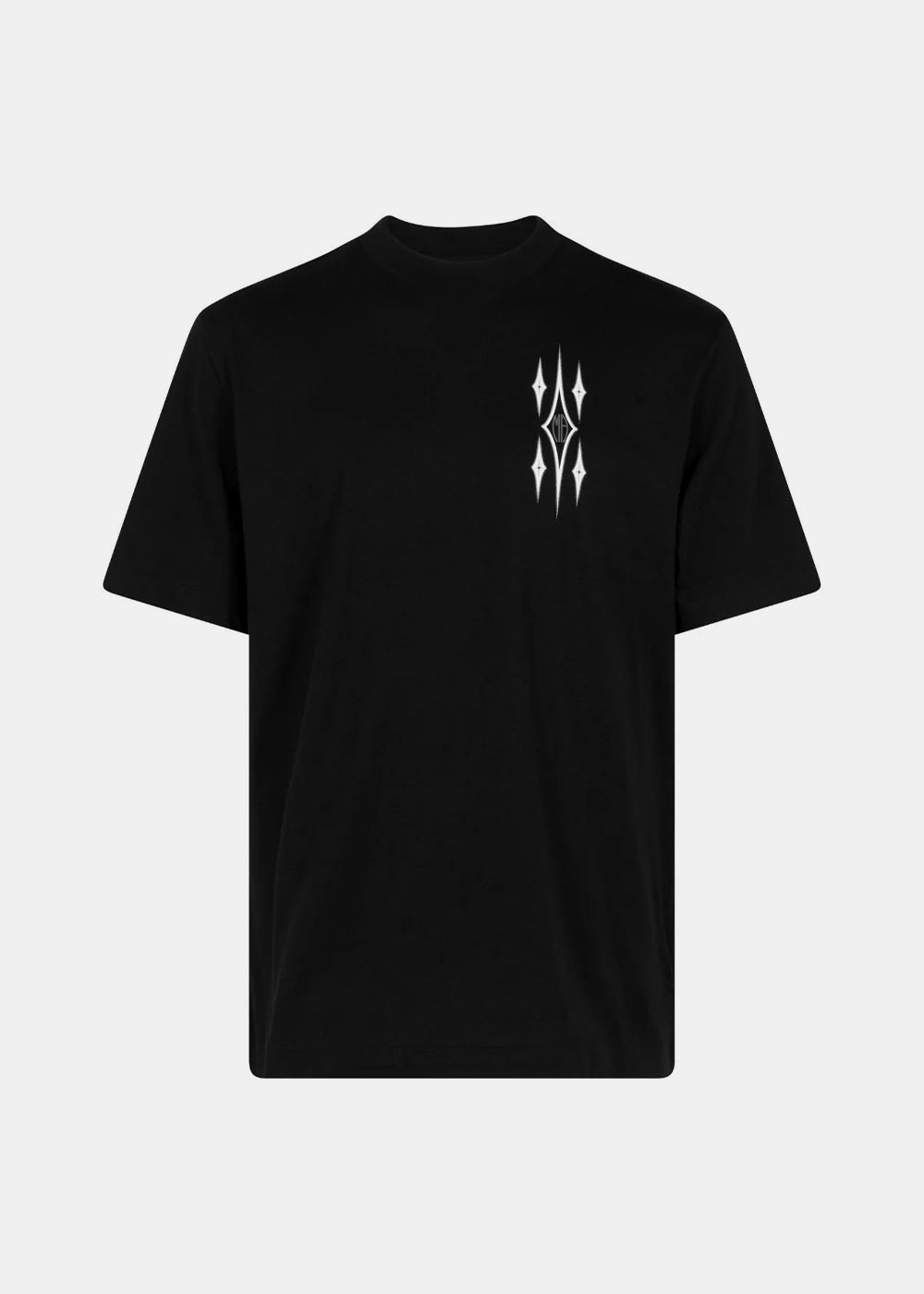 Оригінальна Black Argyle T-Shirt Amiri – боковий вид