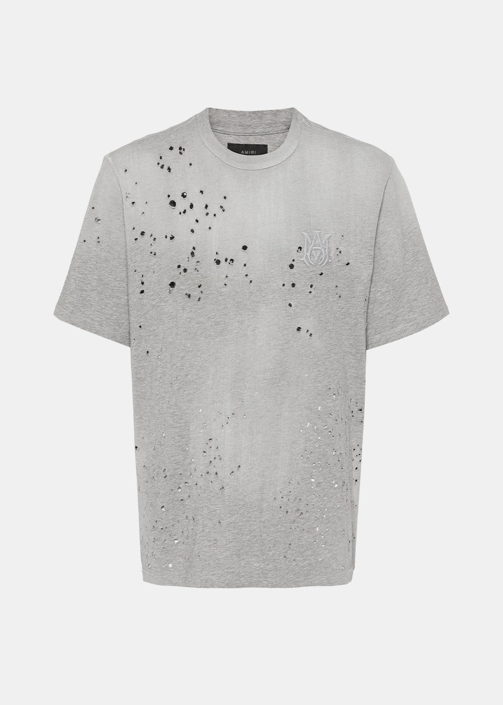 Grey Ma Shotgun Embroidered T-Shirt Amiri оригінал – Купити в Україні – боковий вид