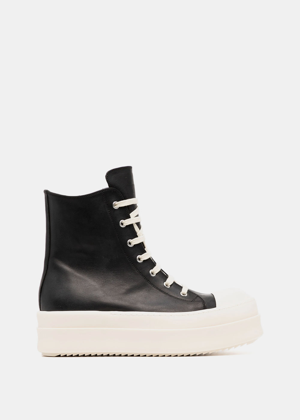 Black Mega Bumper High-Top Sneakers Rick owens – Гарантія оригінальності – боковий вид