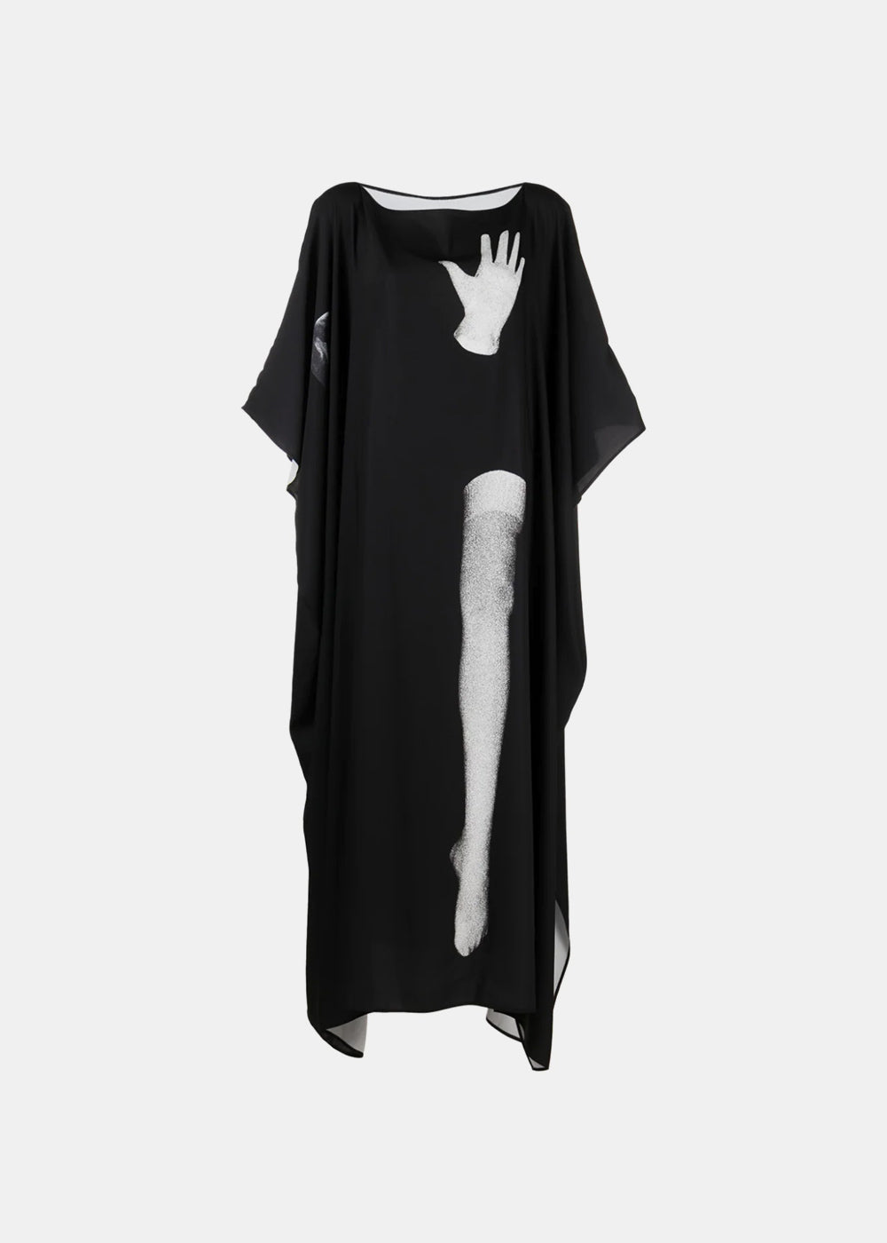 Оригінальна Black Body-Print Tunic Long Dress Maison margiela – боковий вид