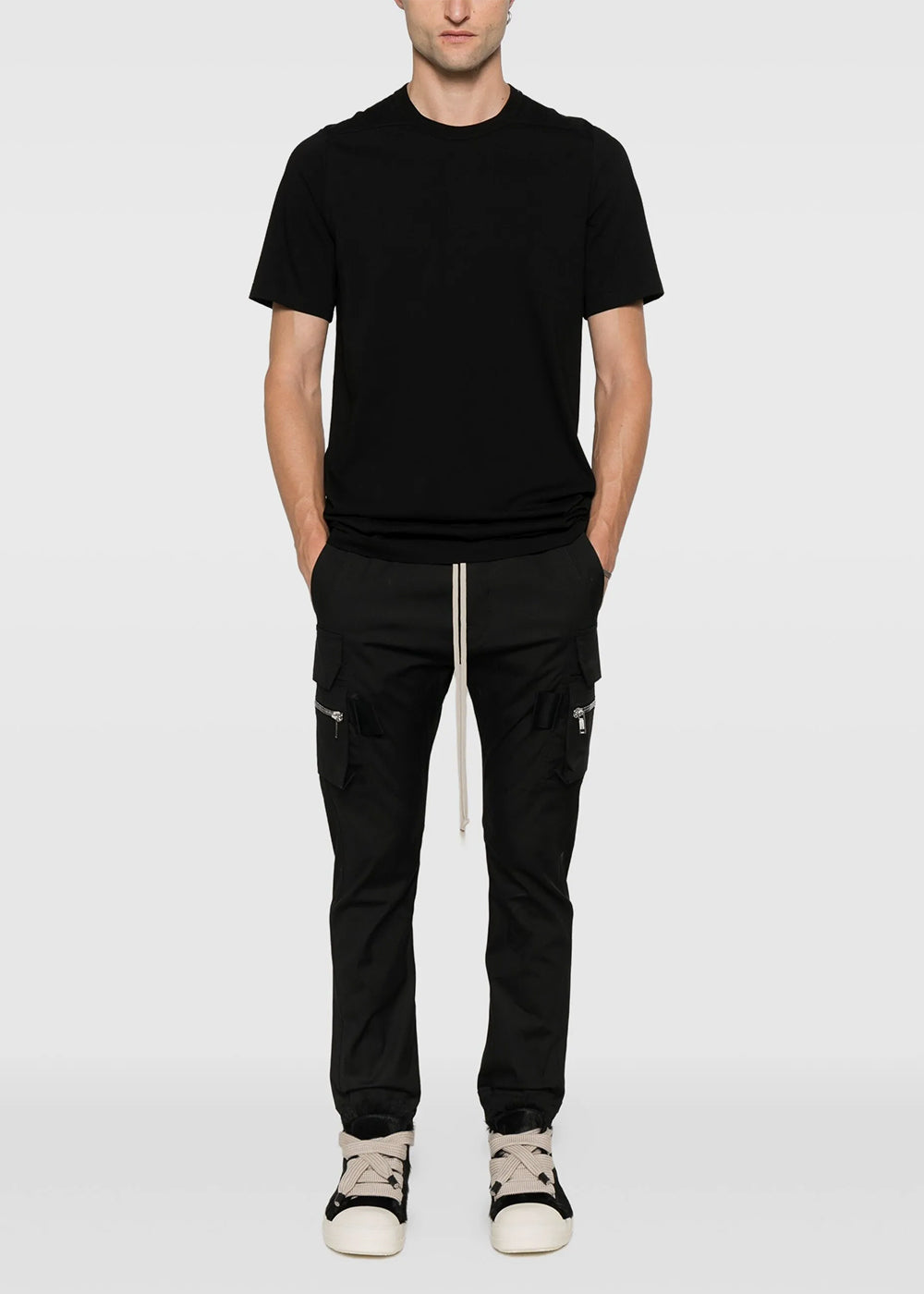 Black Mastodon Cargo Pants Rick owens оригінал – Купити в Україні – вид ззаду