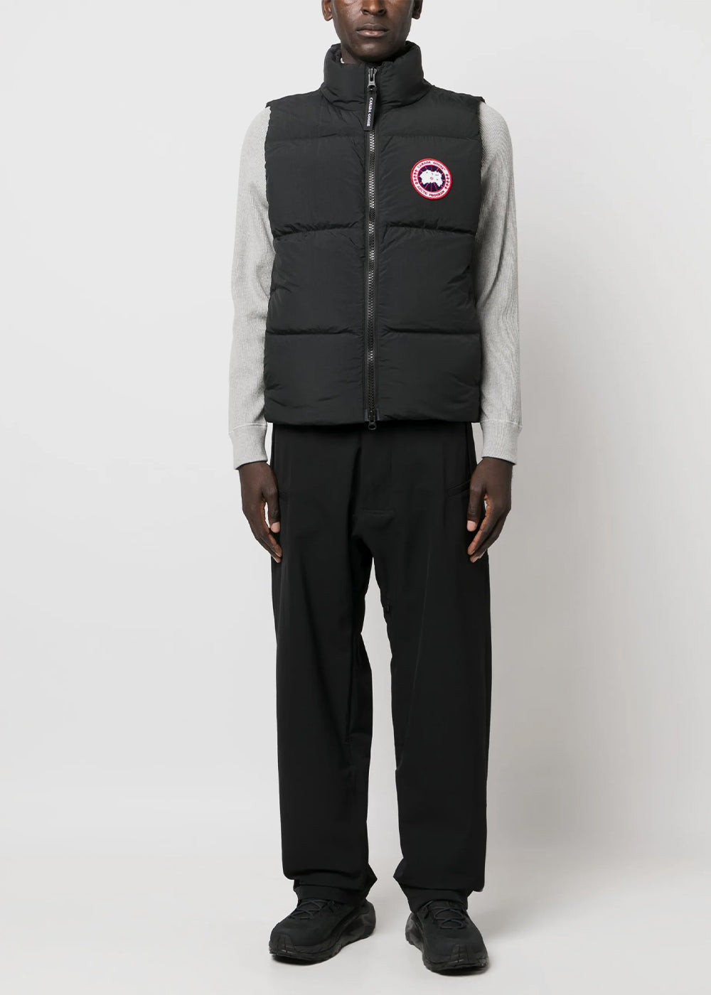 Оригінальна Black Lawrence Puffer Vest Canada goose – вид ззаду