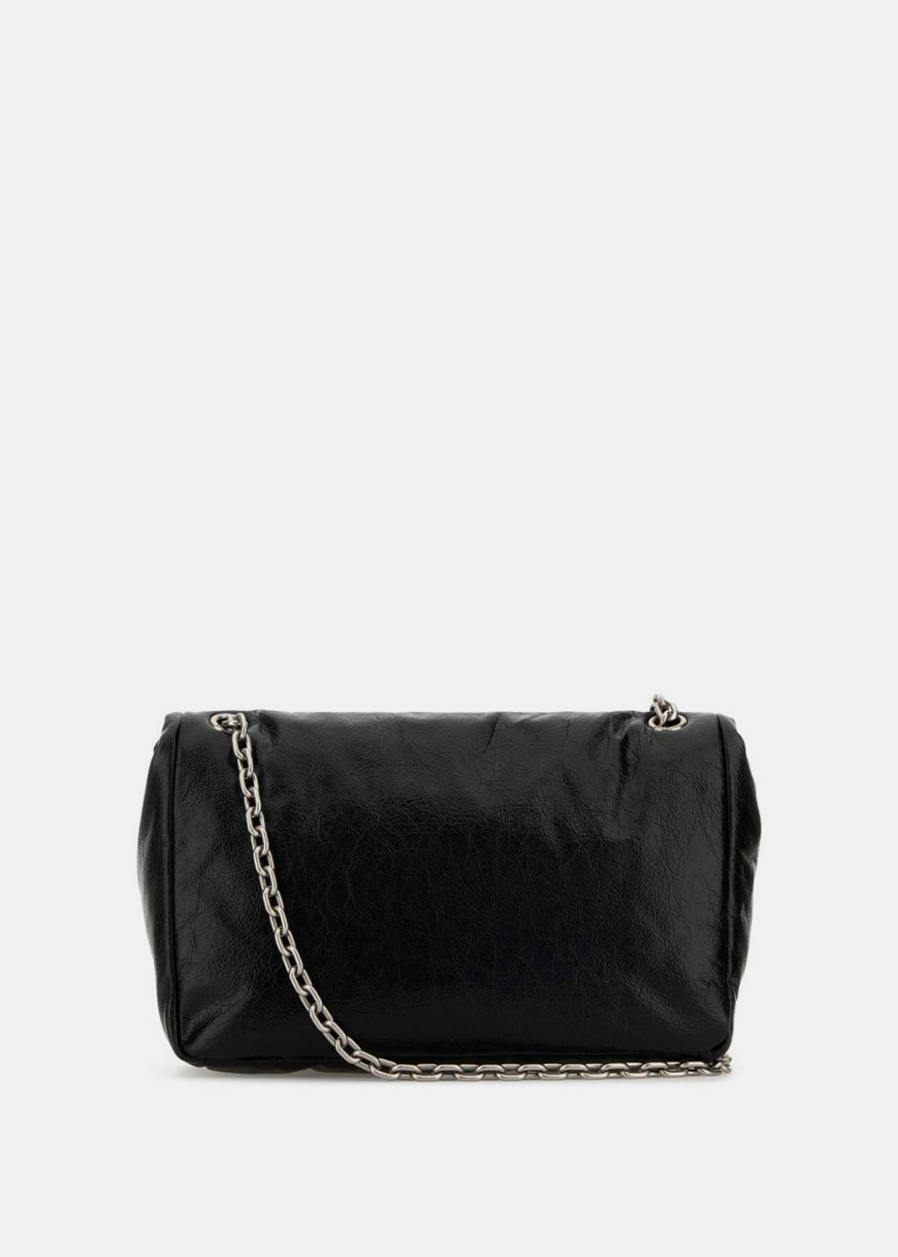 Оригінальна Black Medium Monaco Chain Bag Balenciaga – вид ззаду