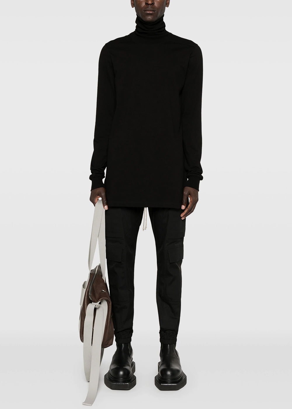 Black Mastodon Megacargo Pants Rick owens – Гарантія оригінальності – вид ззаду