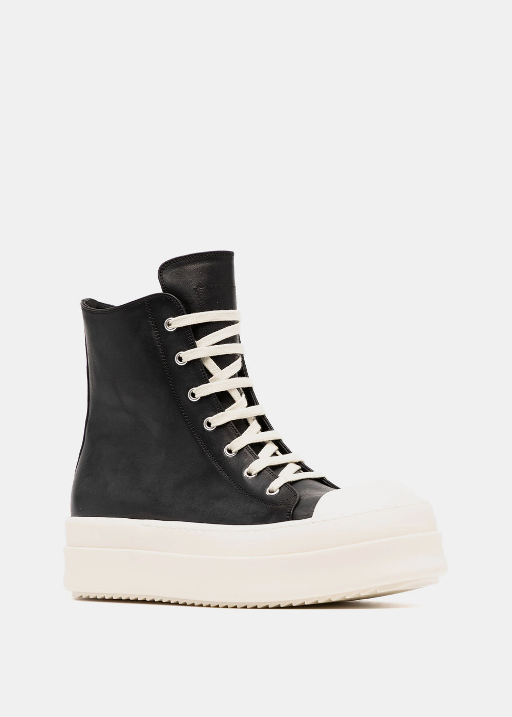 Black Mega Bumper High-Top Sneakers Rick owens – Гарантія оригінальності – вид ззаду