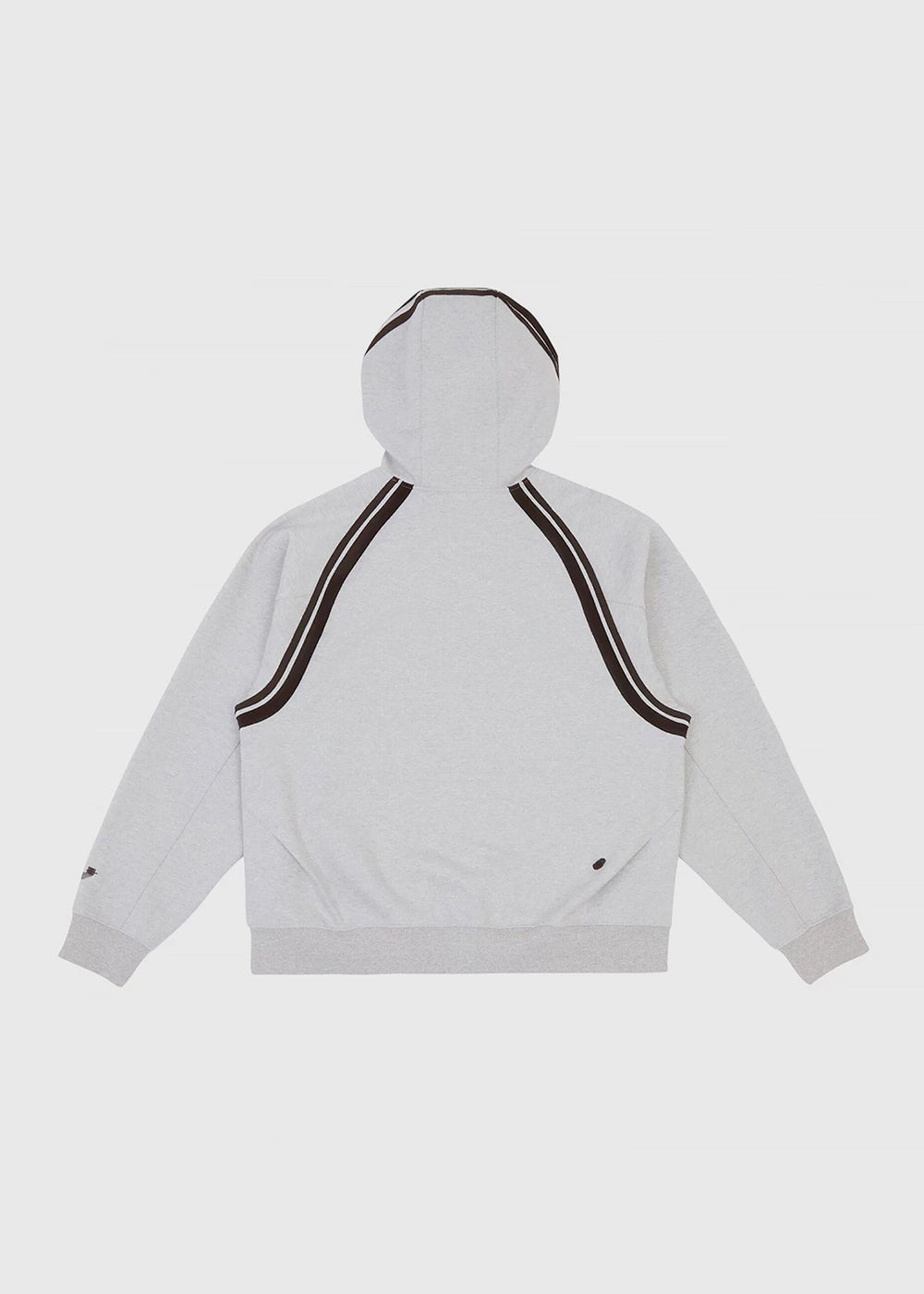 Grey Zip Up Hoodie Ader error – Гарантія оригінальності – вид ззаду