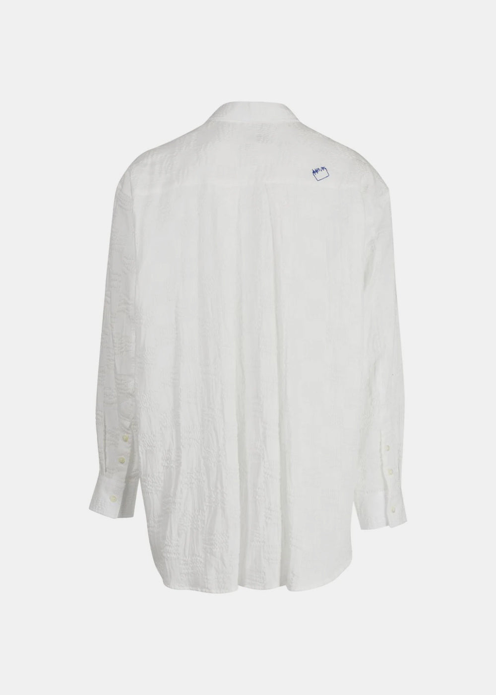 Оригінальна White Textured-Finish Shirt Ader error – вид ззаду
