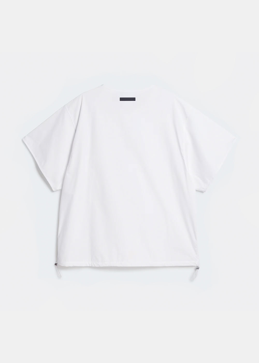 White Poplin Pullover Top Adidas оригінал – Купити в Україні – вид ззаду - ADIDAS